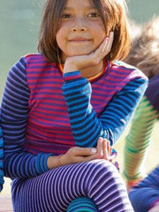 Krazy kids thermal tops are bright striped kids thermal top, no two tops are a like 