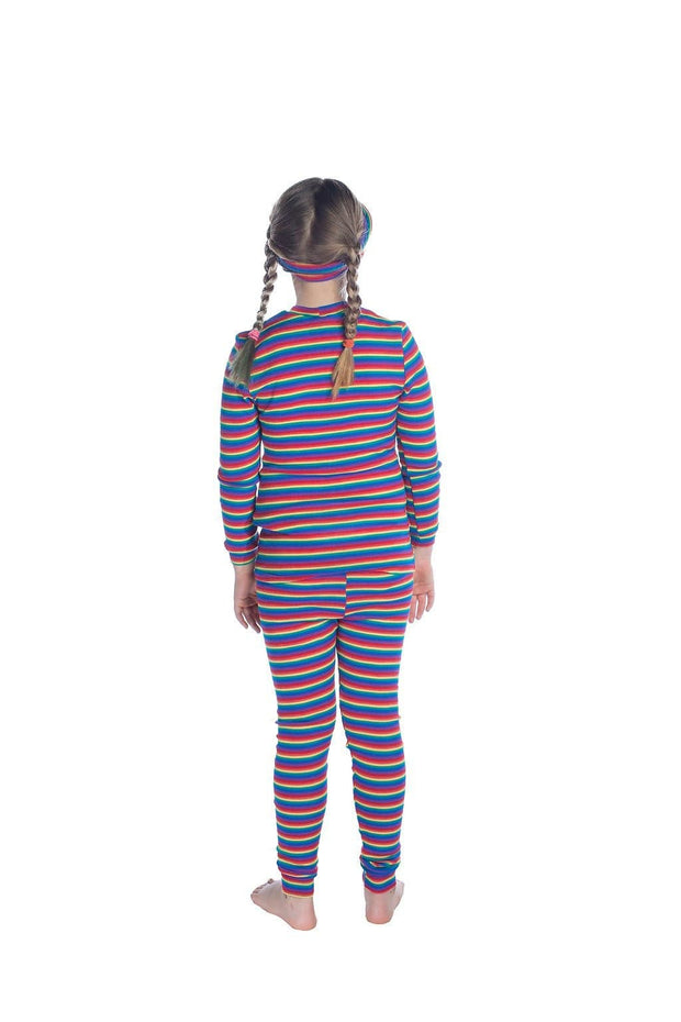 Rainbow Thermal Pants - Reinforced Knees Stripes Gear